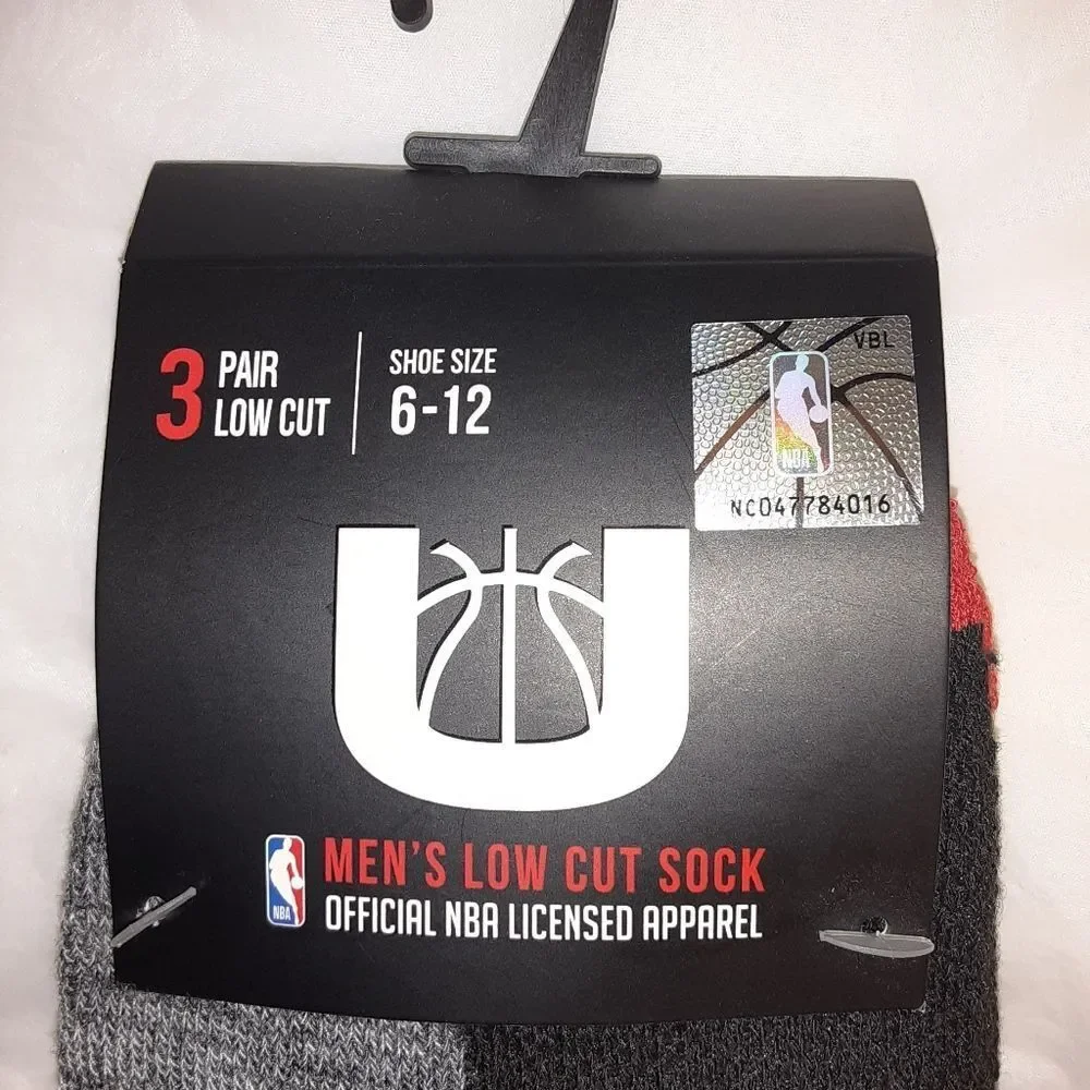 NBA Ultra 3 pack Low Cut Atlanta Hawks Socks NWT